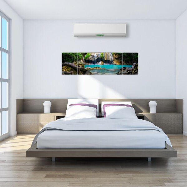 Obraz vodopádů (170x50 cm)