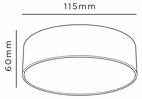 Axio LED kruhové přisazené svítidlo měnitelné CCT BíláØ400mm