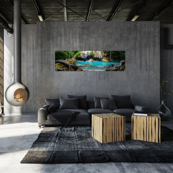Obraz vodopádů (170x50 cm)