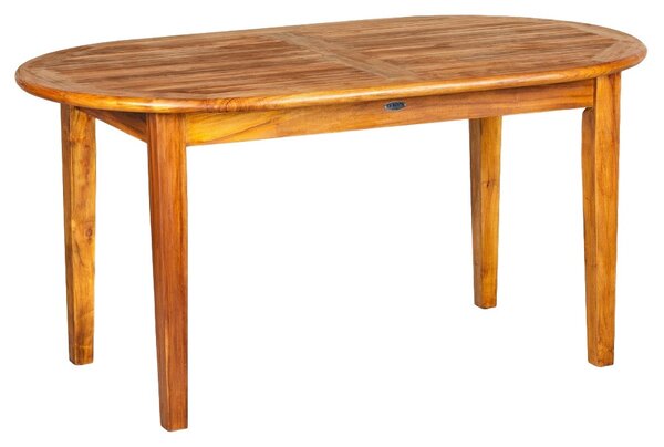 Fakopa DANTE - Teakový stůl oválný 90 x 160 cm