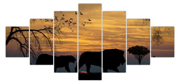 Obraz Safari (210x100 cm)