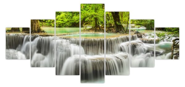 Obraz vodopádů (210x100 cm)