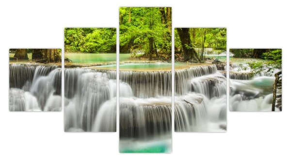 Obraz vodopádů (125x70 cm)