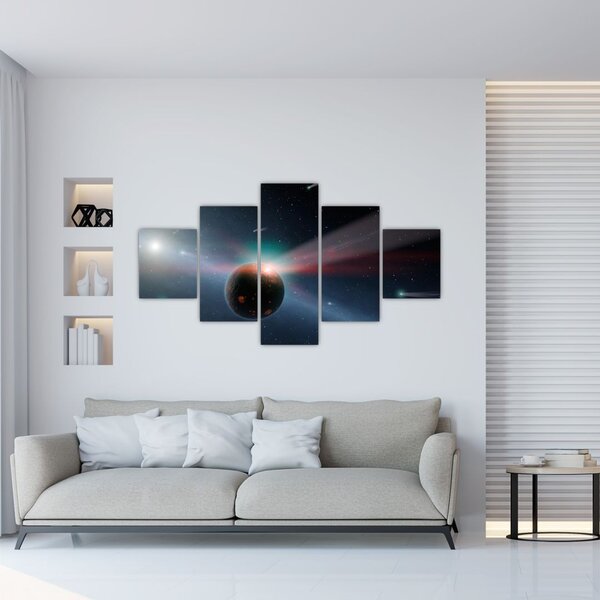 Obraz planetky (125x70 cm)
