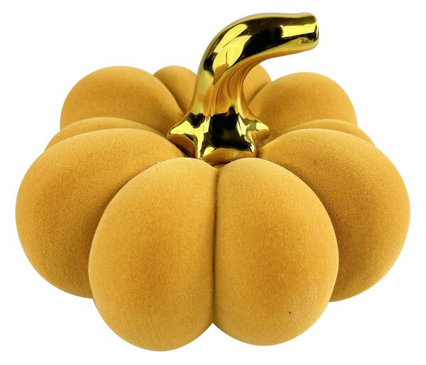Mondex Keramická dýně MAVE 19x12,5 cm oranžová