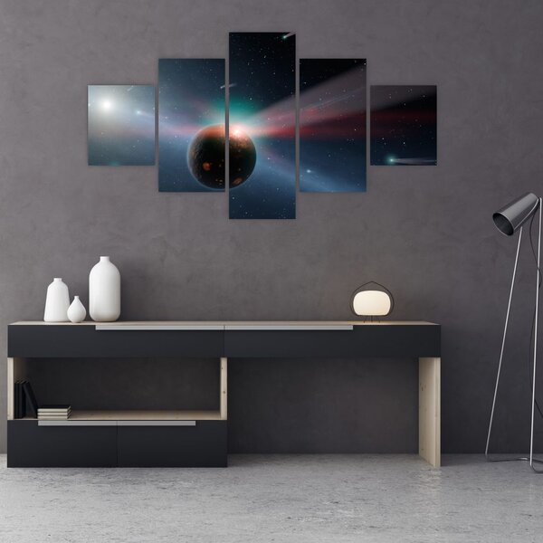 Obraz planetky (125x70 cm)