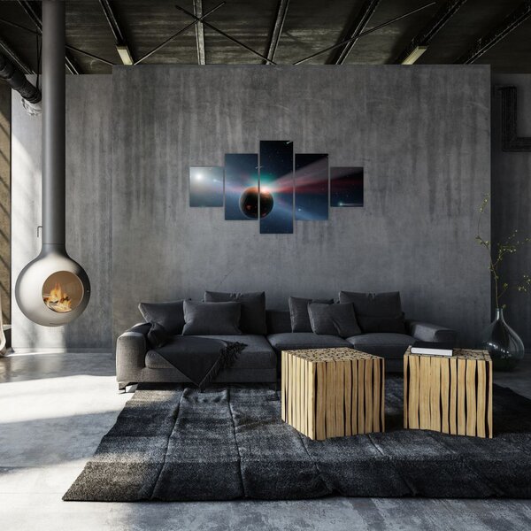 Obraz planetky (125x70 cm)