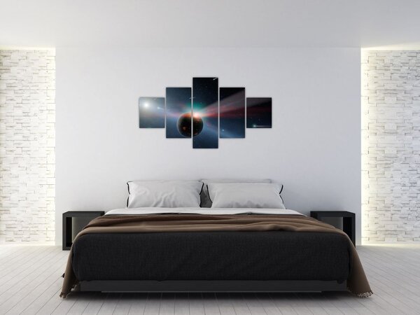 Obraz planetky (125x70 cm)