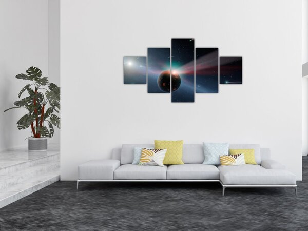 Obraz planetky (125x70 cm)
