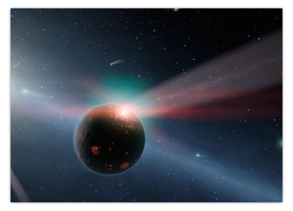 Obraz planetky (70x50 cm)