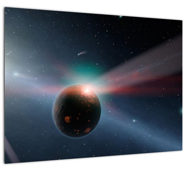 Obraz planetky (70x50 cm)