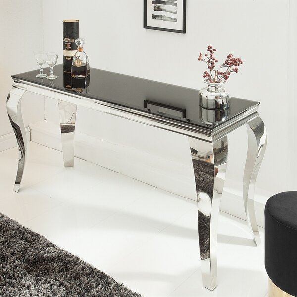 Massive home | Konzolový stolek Baroque černý MH365450