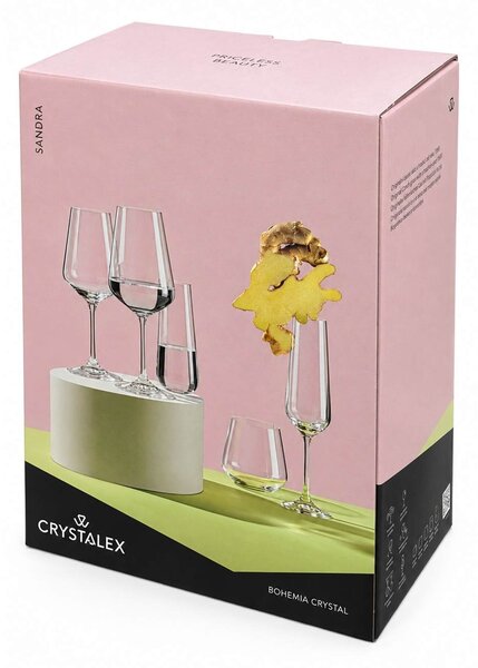 Crystalex Sklenice na sekt Sandra 200 ml 6 ks