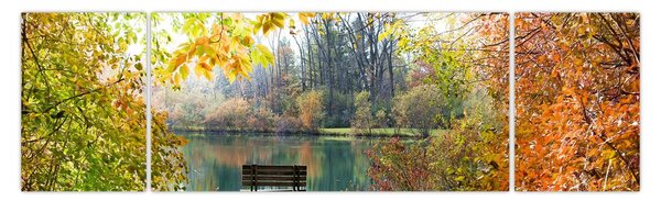 Obraz rybníka (170x50 cm)