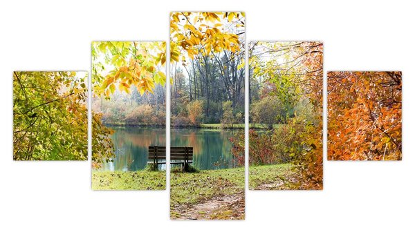 Obraz rybníka (125x70 cm)