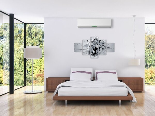 Obraz abstrakce 3D (125x70 cm)