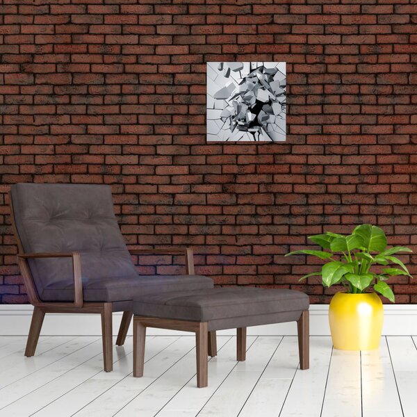 Obraz abstrakce 3D (30x30 cm)