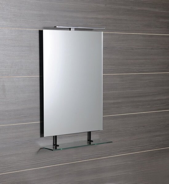 Sapho Sapho, WEGA zrcadlo 900x800mm, s policí, 60092-9