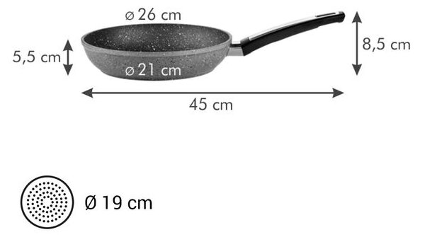 Pánev i-PREMIUM Stone ø 26 cm