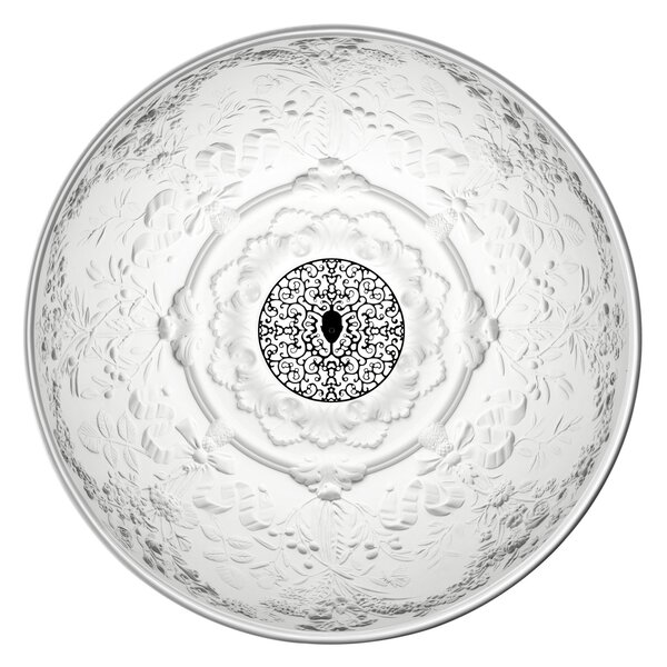 Flos F0002009 Skygarden S2, leskle bílé závěsné svítidlo s vnitřním štukem, 1x205W E27, prům. 90cm