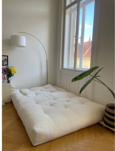 Bílobéžová pohovka 140 cm Hippo - Karup Design