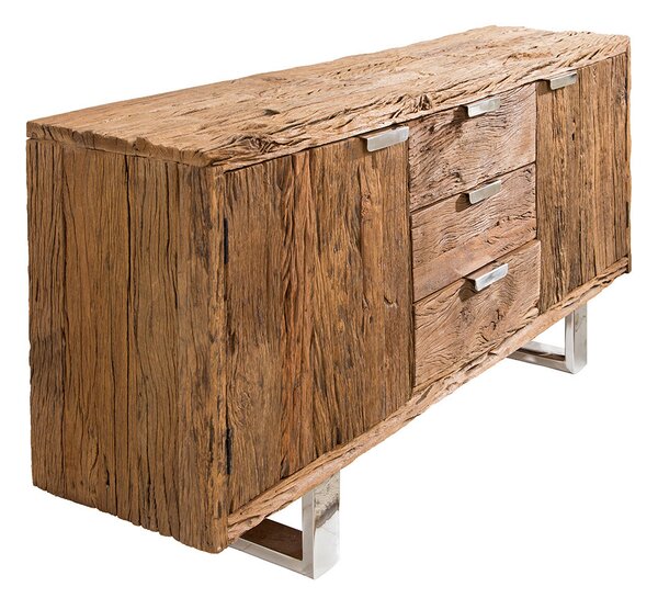 Massive home | Starožitná komoda Barracuda 160 cm recyklovaný teak