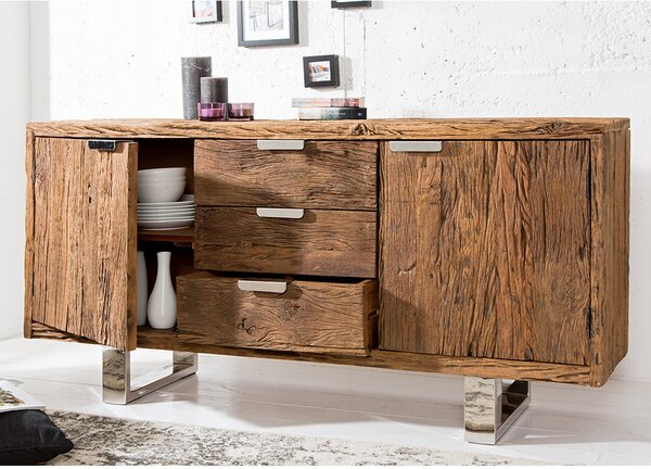 Massive home | Starožitná komoda Barracuda 160 cm recyklovaný teak