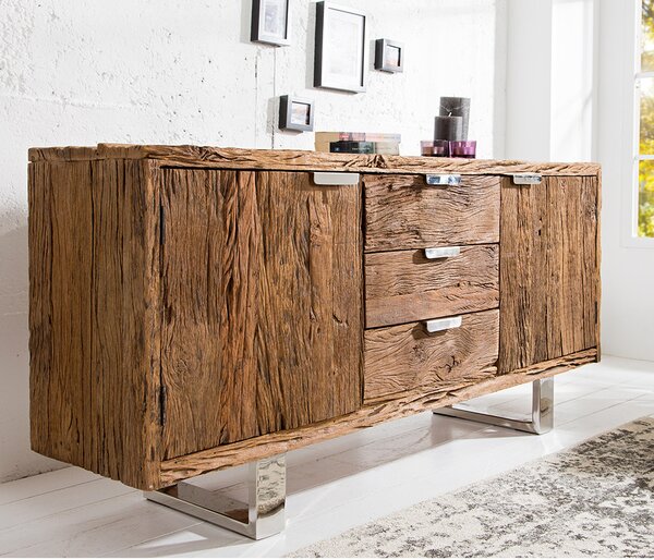 Massive home | Starožitná komoda Barracuda 160 cm recyklovaný teak