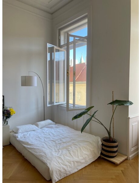 Bílobéžová pohovka 140 cm Hippo - Karup Design