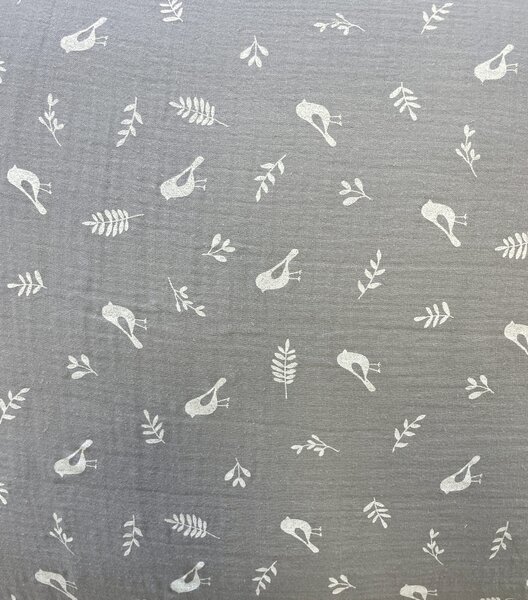 Mušelínové povlečení Bird 140x200cm+90x70cm TiaHome