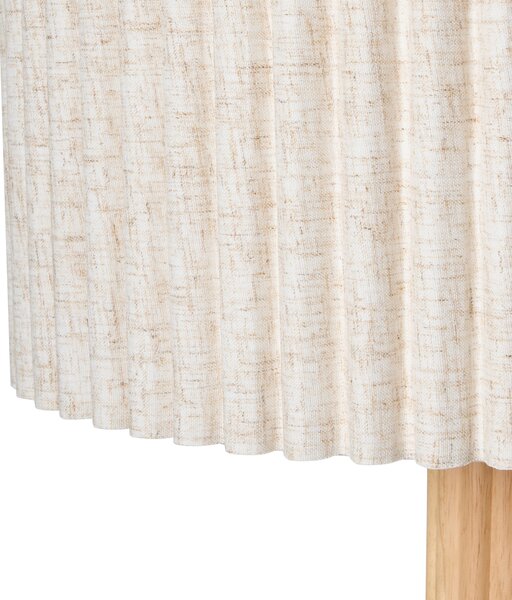 Stojací lampa BELESSA Len Světle béžová