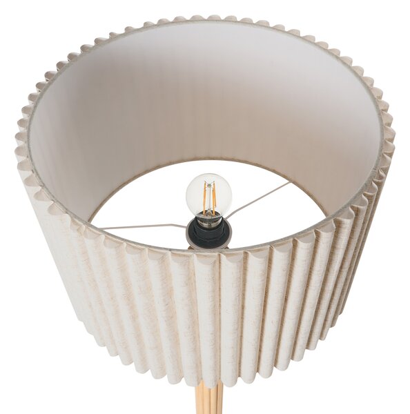 Stojací lampa BELESSA Len Světle béžová