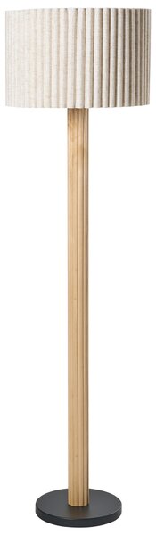 Stojací lampa BELESSA Len Světle béžová