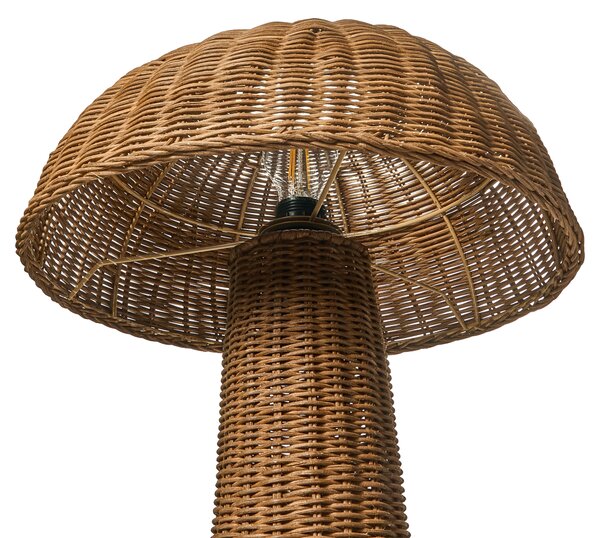 Stojací lampa ALERO Ratan Přírodní