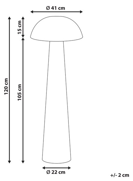 Stojací lampa ALERO Ratan Přírodní