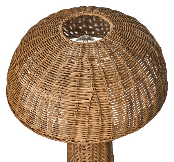 Stojací lampa ALERO Ratan Přírodní