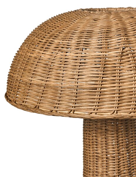Stojací lampa ALERO Ratan Přírodní