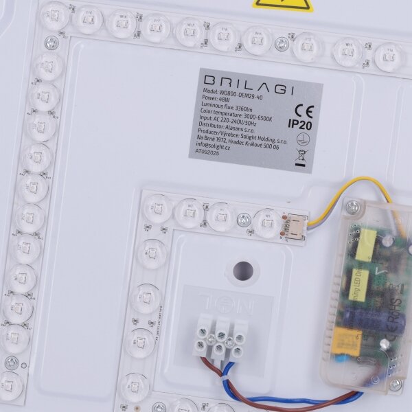 Brilagi - LED Stmív. svítidlo MATTEO LED/48W/230V 3000-6500K pr. 41 cm černá +DO