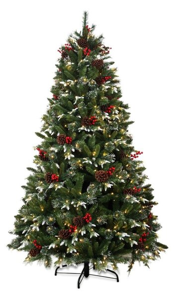 Umělý vánoční stromeček výška 210 cm Snowy Pine LED – Můj Stromeček