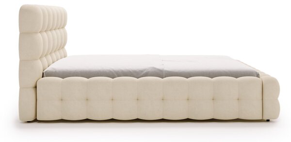 Manželská postel 180x200 MAFALDA 1 s úložným prostorem - vanilková