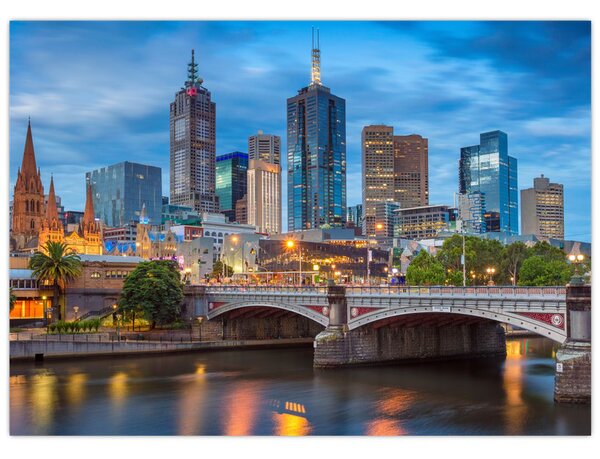 Obraz města Melbourne (70x50 cm)
