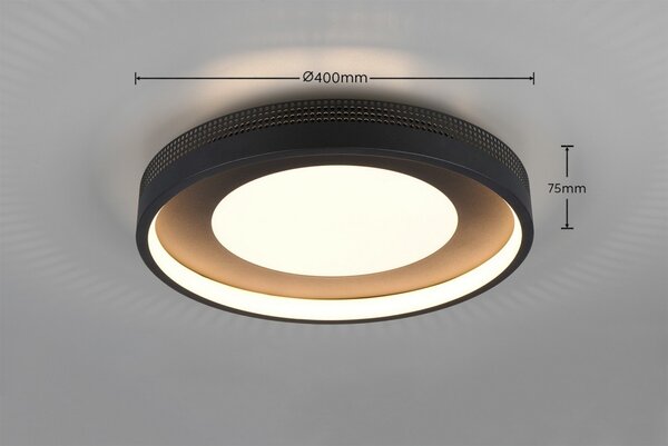 Trio 656610132 LED přisazené stropní svítidlo SOLEA | 36W integrovaný LED zdroj | 4700lm | 3000K
