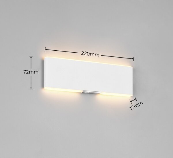 Trio 257610131 LED nástěnné svítidlo CONCHIITA | 2W integrovaný LED zdroj | 200lm | 2700-6500K