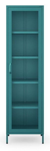 Vitrína LUIGI, 500 x 1800 x 350 mm, Modern: mořská modrá