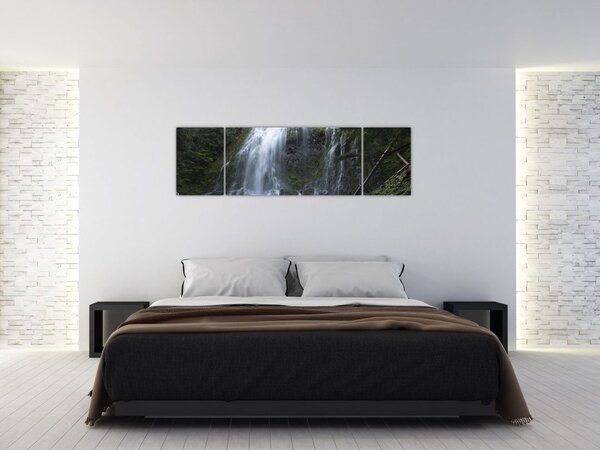 Obraz vodopádu (170x50 cm)