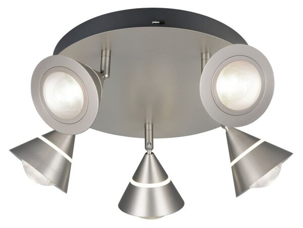 Trio 637010507 LED bodové stropní svítidlo ROMEO | 7W integrovaný LED zdroj | 700lm | 2300+3000+4000K