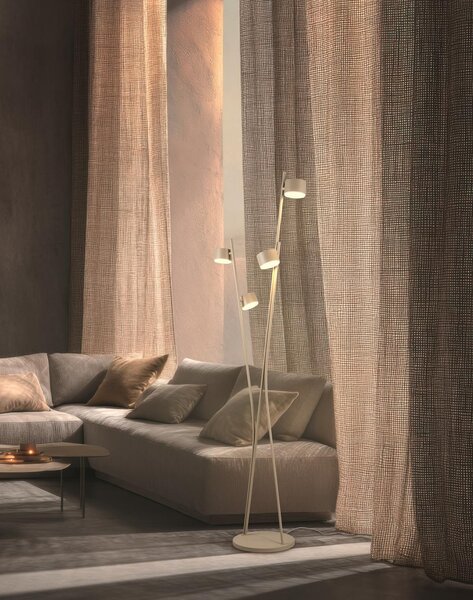 Trio 469000443 stojací lampa CODA | 10W GX53 | s vypínačem