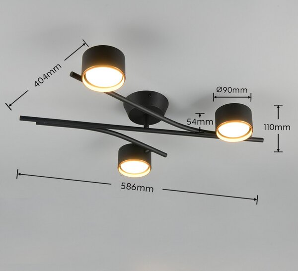 Trio 669000380 přisazené stropní svítidlo CODA | 10W GX53