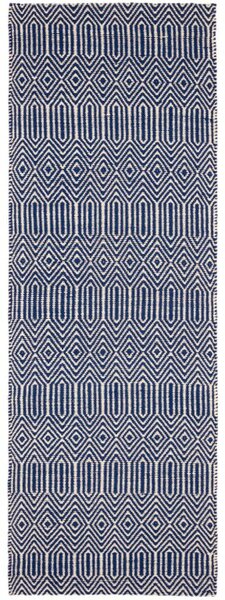 Modrý koberec Darisi Blue Rozměry: 66x200 cm