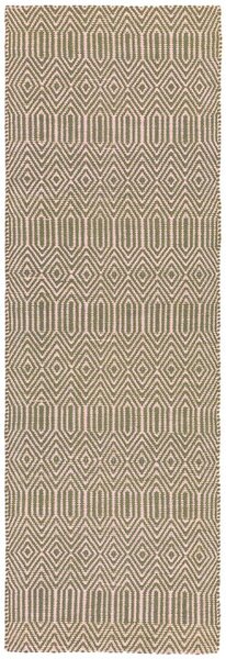 Hnědý koberec Darisi Taupe Rozměry: 66x200 cm